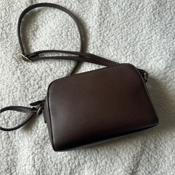 Chocolate brown crossbody bag - Picture 2 of 8
